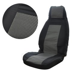 Купити Чохли для сидінь Tuning ВАЗ 2107 комплект Чорно-сірі 23723 Чохли для сидіння модельні