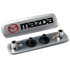 Купити Емблема шильдик Mazda для автомобільних килимків Алюміній 1 шт 62259 Емблеми шильдики Підп'ятники для автокилимків