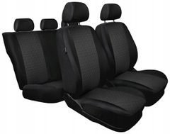 Купити Чохли для сидінь модельні Chevrolet Lacetti Gentra комплект Чорно-сірий 23725 Чохли для сидіння модельні