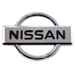 Купити Емблема для Nissan 83 x 60 мм 2 пуклі пластикові 21315 Емблеми на іномарки
