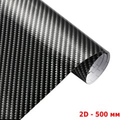 Купити Карбонова плівка 2D з мікроканалами 1.52 м х 500 мм Глянець Чорно-Біла (CL-2DCF-04) 62384 Карбонова плівка універсальна 3D 5D 7D