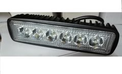 Купить Дополнительная LED фара 18W (3W*6) 10-30V 154x41x40 mm Дальний 1 шт 8520 Дополнительные LЕD фары