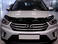 Купити Дефлектор капоту мухобійка для Hyundai Creta 2015- / іх 25 2988 Дефлектори капота Hyundai