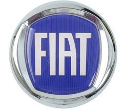 Купити Емблема Fiat DOBLO DUСATO FIORINO SCUDO пластик скотч синя D119 65923 Емблеми на іномарки