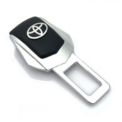 Купити Заглушка ременя безпеки з логотипом Toyota Темний хром 1 шт 9830 Заглушки ременя безпеки