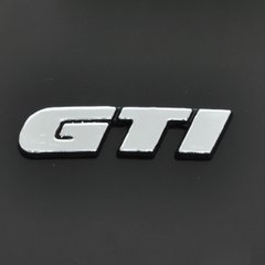 Купить Эмблема надпись GTI Xром Golf3 / Jetta / Passat / 1991-1997 скотч 90 x 20 мм 22066 Эмблема надпись на иномарки