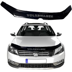 Купить Дефлектор капота мухобойка Volkswagen Passat B7 2010-2015 (Европа) Voron Glass 58214 Дефлекторы капота Volkswagen