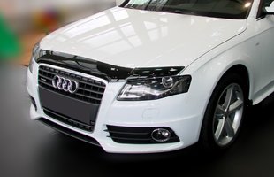 Купить Дефлектор капота мухобойка для Audi A6 (C7) 2011-2017 1811 Дефлекторы капота Audi