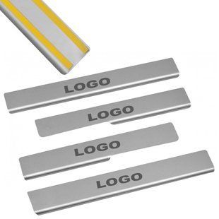 Buy Door sills for Honda City IV 2002-2008 Stainless steel with bend 4 pcs (Standart PS-HO05) 98525 Door sills and bumper trims
