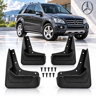 Купити Бризковики для Mercedes-Benz ML (W164) 2005-2011 Модельні Комплект 4 шт (OEM: B66528228, B66528229) 110955 Бризговики Mercedes-Benz