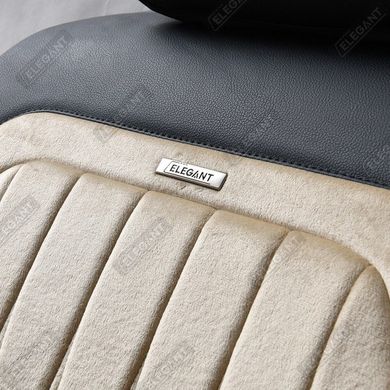 Купить Авточехлы для сидений Алькантара Экокожа Elegant Modena комплект Бежевые (700 134) 31809 Накидки для сидений Premium (Алькантара)