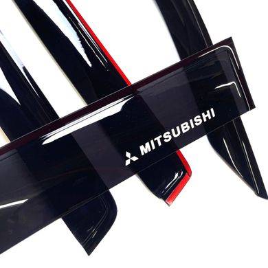 Купить Дефлекторы окон ветровики для Mitsubishi Outlander 2012-2020 Скотч 3M Voron Glass 63236 Дефлекторы окон Mitsubishi