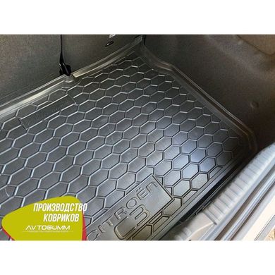 Купити Автомобільний килимок у багажник Citroen C3 2017- Гумо-пластик 42006 Килимки для Citroen