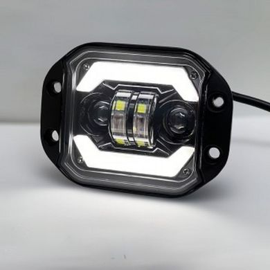 Купити Bi-LED Фара додаткова 36W (9W*4) 10-32V 125x90x55 мм Ближнє та Далеке світло 1 шт 66034 Додаткові LЕD фари