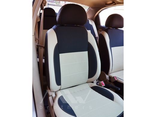 Купить Авточехлы модельные MW Brothers для Chevrolet AVEO (T250) 2006-2011 серия Premium Style (бежевая нить) 59060 Чехлы модельные MW Brothers