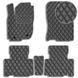 Купити Килимки в салон Екошкіра для Toyota RAV 4 CA30W 2005-2013 Чорні 5 шт (Rombus) 68302 Килимки для Toyota