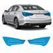 Купить Антигравийная защитная бронепленка по лекалам для Acura RLX I facelift 2018-2020 - задние фонари стопы 102971 Модельные лекала защитных пленок для Acura