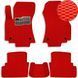 Buy EVA floor mats for Opel Zafira A 1999-2005 with heel pad Red-Red edging 5 pcs 65982 Floor mats for Opel