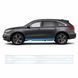 Купити Антигравійна захисна бронеплівка за лекалами для Acura MDX YD3 facelift 2017-2020 - нижня зона кузова пороги 102892 Модельні лекала захисних плівок для Acura