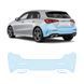 Купити Антигравійна захисна бронеплівка за лекалами для Mercedes-Benz A-Class W177 facelift 2022- задній бампер 106599 Модельні лекала захисних плівок для Mercedes-Benz