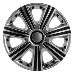 Купити Ковпаки для колес Star DTM R15 Супер Срібні Карбон 4 шт 21746 15 (Star)