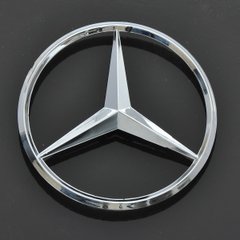 Купити Емблема "Mercedes" 210 кузов зад/3 пукли/пластик/ D90мм 21536 Емблеми на іномарки
