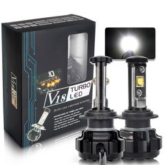 Купить LED лампы автомобильные Tubo Led H3 вентилятор 3600Lm V 18 / ETI / 30W / 6000K / IP68 / 12-24V 2шт 25808 Лампы - LED основного света