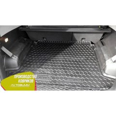 Купити Автомобільний килимок в багажник Chevrolet Orlando 2011-(7-місць) / Гумовий (Avto-Gumm) 28124 Килимки для Chevrolet