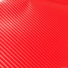 Купить Пленка универсальная "3D" Карбон/Red (с микроканал.) 1.52х30м за 1М (выбивать от 2М) ПВХ 33585 Пленка универсальная Carbon 3D