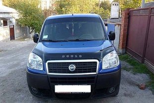 Купить Дефлектор капота мухобойка Fiat Doblo 2005- 302 Дефлекторы капота Fiat