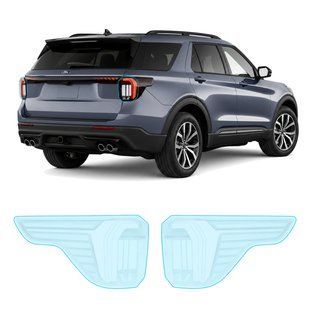 Купити Антигравійна захисна бронеплівка за лекалами для Ford Explorer (US) VI facelift 2024- задні ліхтарі стопи 104411 Модельні лекала захисних плівок для Ford