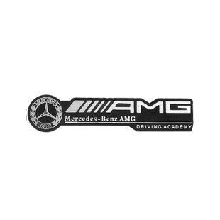 Купить Эмблема надпись Mercedes-Benz AMG Driving Academy 159&times;32 мм алюминий (на скотче) 90542 Эмблема надпись на иномарки