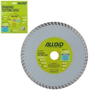 Купить Диск алмазный отрезной Alloid Turbo Wave 180 мм (DS-7180TW) 85732 Круги отрезные Зачистные - Шлифовальные элементы
