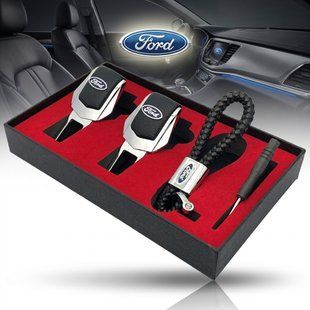 Купити Подарунковий набір №1 для Ford з заглушок і брелка з логотипом 36650 Подарункові набори для автомобіліста