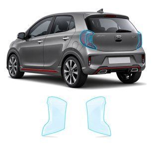 Buy Pre-cut paint protection film for Kia Picanto JA facelift 2020- - rear brake lights 105647 Model-specific paint protection film patterns for Kia