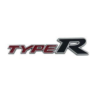 Купити Емблема напис typeR для Honda 148х32мм Червона+Чорна метал (на скотчі) 90594 Емблема напис на іномарки