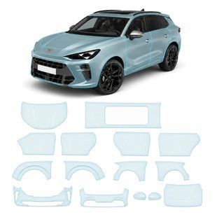 Купить Антигравийная защитная бронепленка по лекалам для Seat Cupra Terramar I 2024- полный кузов 108729 Модельные лекала защитных пленок для Seat