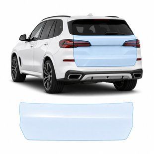 Купить Антигравийная защитная бронепленка по лекалам для BMW X5 G05 facelift 2023- зона крышки багажника 102444 Модельные лекала защитных пленок для Bmw