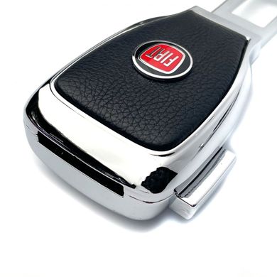 Купити Заглушка перехідник ременя безпеки з логотипом Fiat 1 шт 31761 Заглушки ременя безпеки