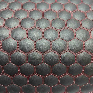 Buy Travel bag organizer Premium Honeycomb 500x340x250 mm (Plastic base) Eco-skin Black-Red thread 94872 Travel bag organizer