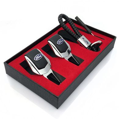 Купить Подарочный набор №1 для Ford из заглушек и брелка с логотипом 36650 Подарочные наборы для автомобилиста