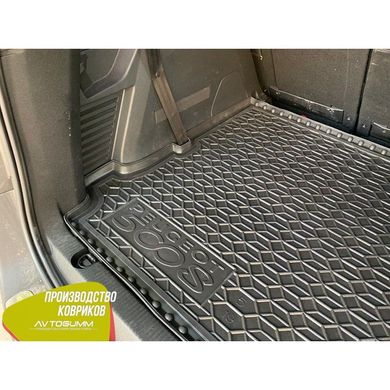 Купити Автомобільний килимок в багажник Peugeot 5008 2019 - 5 місць / Гумовий (Avto-Gumm) 28417 Килимки для Peugeot