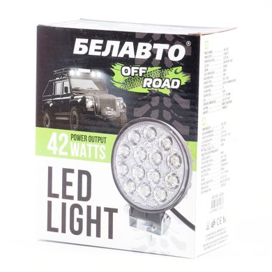 Купити Світлодіодна додаткова світлодіодна лампа БЕЛАВТО EPISTARL Ближнє світло Алюмінієвий корпус (BOL1403F) 62356 Додаткові LЕD фари
