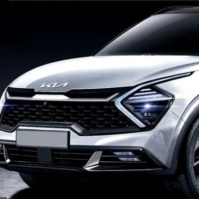 Купити Емблема напис Kia NEW Хром 170x40 мм металева на скотчі (заводська) 88572 Емблема напис на іномарки