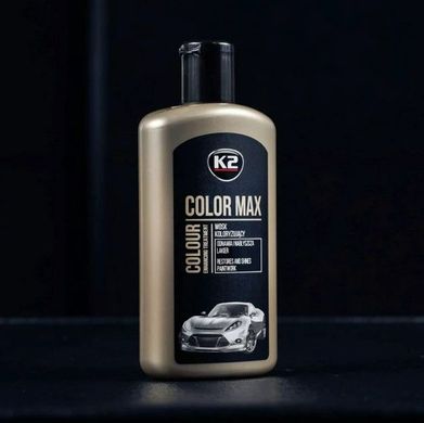 Купити Поліроль для кузова крем K2 Color Max 250ml приховує подряпини та підсилює колір Чорний 41170 Поліролі кузова віск - рідке стелко - кераміка