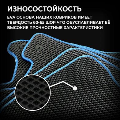 Купити Килимки в салон EVA для Nissan Ariya електро 2022- з підп'ятником Бежеві 5 шт 74436 Килимки для Nissan