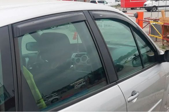Купити Дефлектори вікон вітровики HIC для Renault Scenic II / Grand Scenic 2003-2009 (REN06) 41213 Дефлектори вікон Renault