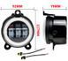 Купити Фара LED протитуманна ВАЗ 2170-2173 ГАЗЕЛЬ Jeep Wrangler 3.5 дюймів 30W 117х92х79 мм з кільцем 1 шт 89645 Додаткові LЕD фари - 2 фото из 3