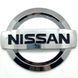 Купить Эмблема решетки задняя для Nissan Хром 118х100 мм Пластикна скотче (Завод) 88372 Эмблемы на иномарки