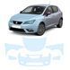 Купити Антигравійна захисна бронеплівка за лекалами для Seat Ibiza IV 2008-2017 - передня частина авто (капот бампер крила)) 108740 Модельні лекала захисних плівок для Seat